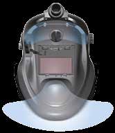 Automatischer Augenschutz mit Frischluftsystem / 7 AUTOMATISCHER AUGENSCHUTZ MIT FRISCHLUFTSYSTEM VIZOR 3000 AIR/3 / Ein einzigartiges Luftführungssystem innerhalb der Maske bietet eine stufenlos