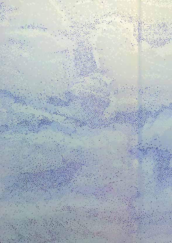 Große Wolke 2007» Glas Rückprojektionsfolie Spektralspiegel 191,5 x 291,5 cm