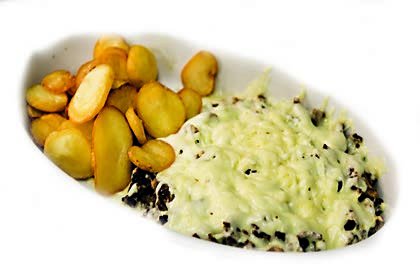 Besondere Spezialitäten Fleischgerichte 91. Gyros mit zwei Käsesorten überbacken mit Reis, frittierten Kartoffeln und Krautsalat 15,90 94.
