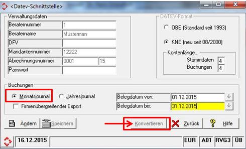 Über diese Schaltfläche gelangen Sie in die Maske zur Auswahl eines Diskettenlaufwerks, sofern noch an Ihrem PC verfügbar (bitte in diesem Fall zuvor eine leere,