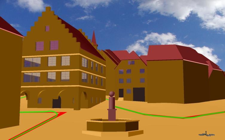 Implementierung Navigations-Plugin für den Aristoteles 3D Viewer Java In Echtzeit Neuberechnung der Position und Blickrichtung Reaktion auf