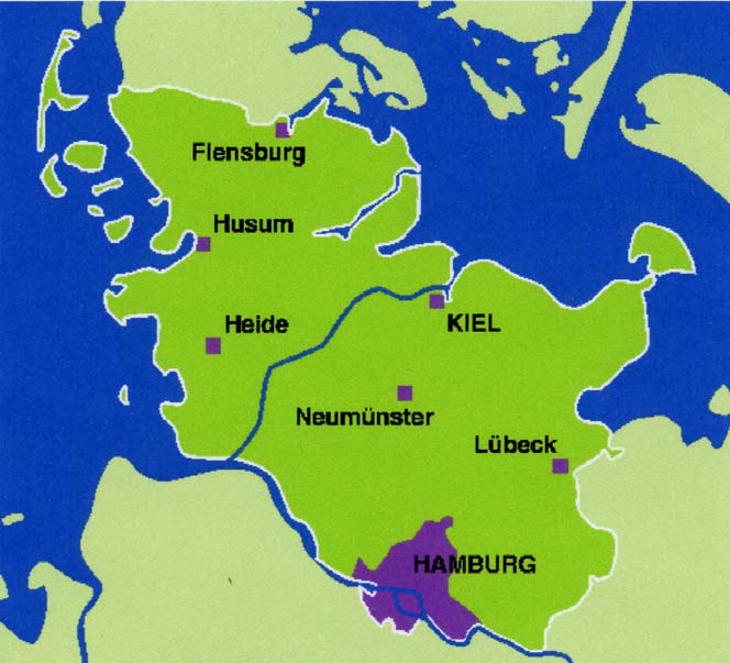 Routen zunächst in vier Regionen: Schleswig-Schlei Kiel Ostholstein