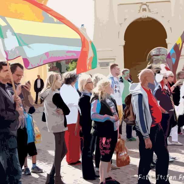 10. SEPTEMBER SONNABEND 10. SEPTEMBER 2016 Potsdam In den vergangenen Jahren war Potsdam Startpunkt unserer LesBiSchwulen T*our.