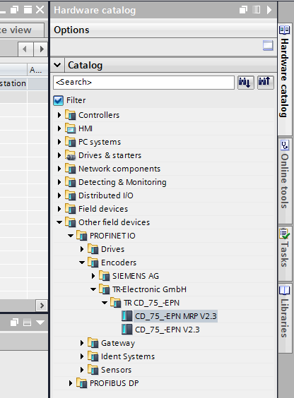 Safety Program Creation - Configuration Example In the project tree on the left-hand side, select the entry Devices & Networks by double-clicking on it with the left mouse button.