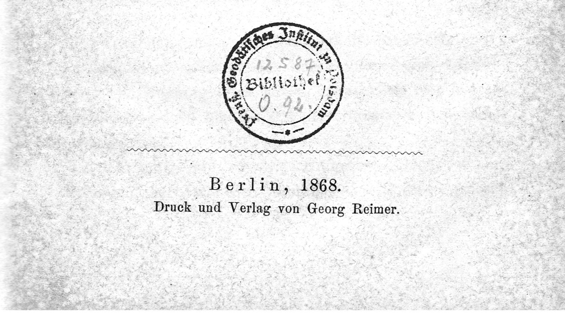 Joachim Höpfner Johann Jacob Baeyer ein hervorragender Geodät des 19. Jahrhunderts Leibniz Online, Nr.