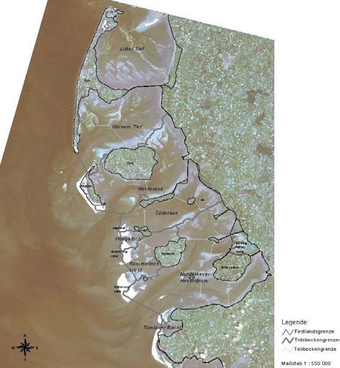 2. Grundlagen und systemare Gliederung 4 Das heutige Nordfriesland ist nur noch ein Rest einer ehemals vom östlichen Geestrand weit nach Westen reichenden Landschaft.