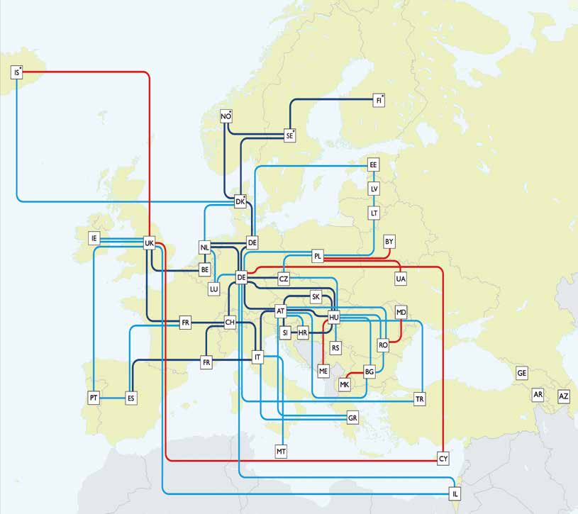 Netz & Multimedia dem pan-europäischen Internet-Verbindungsnetzwerk der europäischen Forschung eingesetzt, als auch in USA im Rahmen des Forschungsnetzes Internet2.