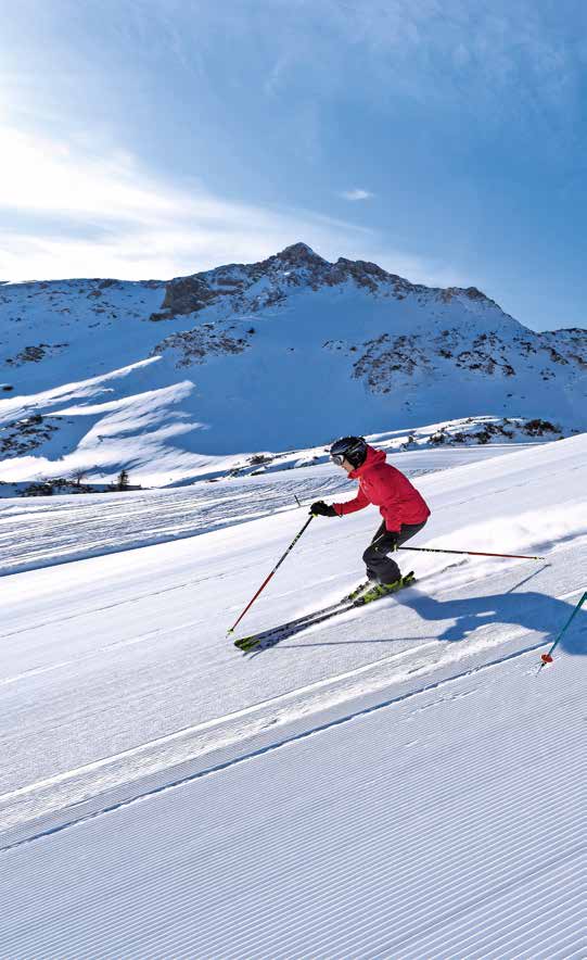 Skialpin Pistenspaß mit Rundum-Genuss Snowboarder und Skifahrer finden im Tannheimer Tal ausgezeichnete Verhältnisse, um ihre Leidenschaft zu leben.