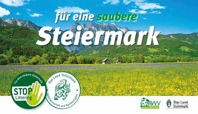 frühjahrsputz Die Gemeinde und das Land Steiermark veranstalten wieder mit mehreren Vereinen eine Flurreinigungsaktion unter dem Motto Der große steirische Frühjahrsputz im gesamten Gemeindegebiet.
