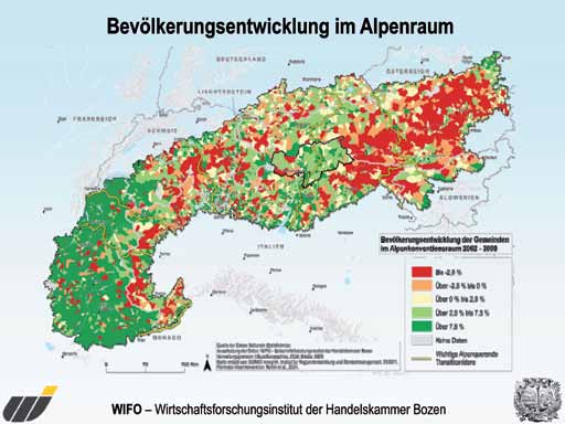 Kapitel 2 2 die Bevölkerungsentwicklung der Südtiroler Gemeinden 2.