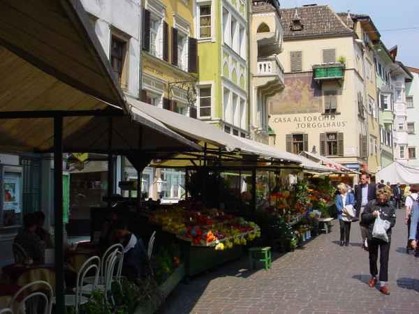 Fahrt über Kufstein Innsbruck Brenner Sterzing nach Bozen.
