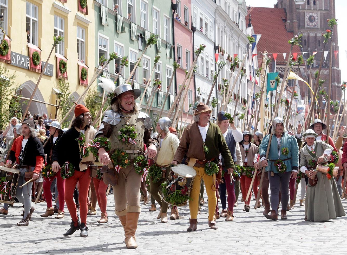 Die Landshuter Hochzeit ist das bekannteste Mittelalterfest Bayerns.