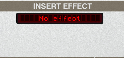 Ebenen Insert-Effekte Insert-Effekte Ein Insert-Effekt pro Ebene steht zur Verfügung: Insert-Effekt-Sektion Sie können einen der folgenden Effekt-Algorithmen wählen: Chorus Flanger String Ensemble