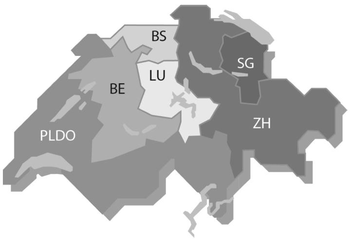 Netzwerkvergleich 4.8. Netzwerkvergleich Es gibt sechs Spendenetzwerke in der Schweiz: Basel, Bern, Luzern, PLDO, St. Gallen und Zürich.