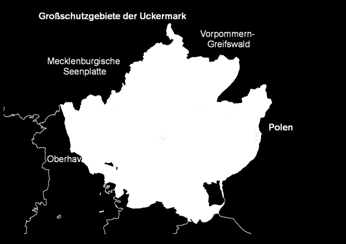 Landschaft und Natur drei Großschutzgebiete 1. Naturpark Uckermärkische Seen 2.