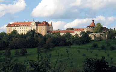 KLoSTER SchÖNTAL SchLoSS ob ELLWANGEN barockes idyll und GrableGe Götz von berlichingens Das barocke Zisterzienserkloster Schöntal überrascht durch seine imposante Doppelturmfassade.