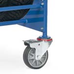 Reifenwagen & Reifenkarren E für den sicheren Transport Ihrer Reifen 1 Reifenkarre 0 bzw. 0 Ausführung: Stahlrohr geschweißt, pulverbeschichtet blau RAL 007, dauerhaft oberflächengeschützt.