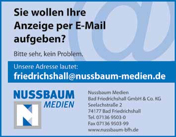 Neckarsulmer Woche 22. Dezember 2016 Nr. 51/52 Anzeigen 47 Lautenbacher Str. 51 74172 Neckarsulm- Amorbach Tel. 07132 3835660 Fax 07132 3835661 Unsere Angebote vom 24.12. bis 31.12.2016 Pringles versch.