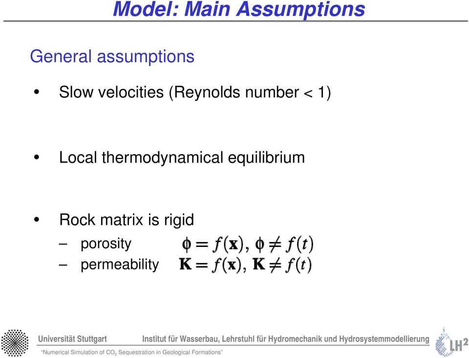 number < 1) Local thermodynamical
