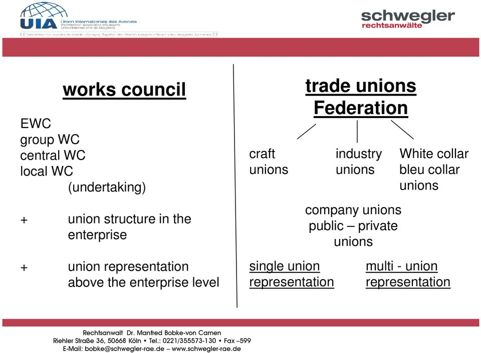 bleu collar unions company unions public private unions + union representation