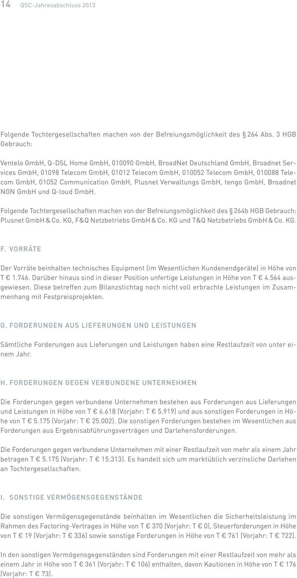 Communication GmbH, Plusnet Verwaltungs GmbH, tengo GmbH, Broadnet NGN GmbH und Qloud GmbH.