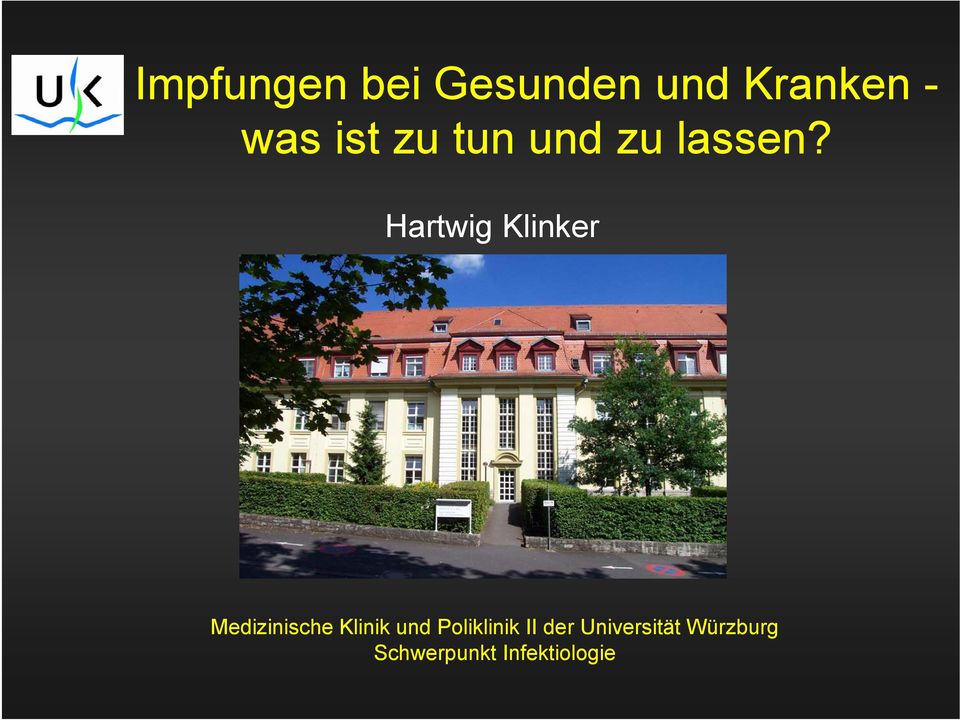 Hartwig Klinker Medizinische Klinik und