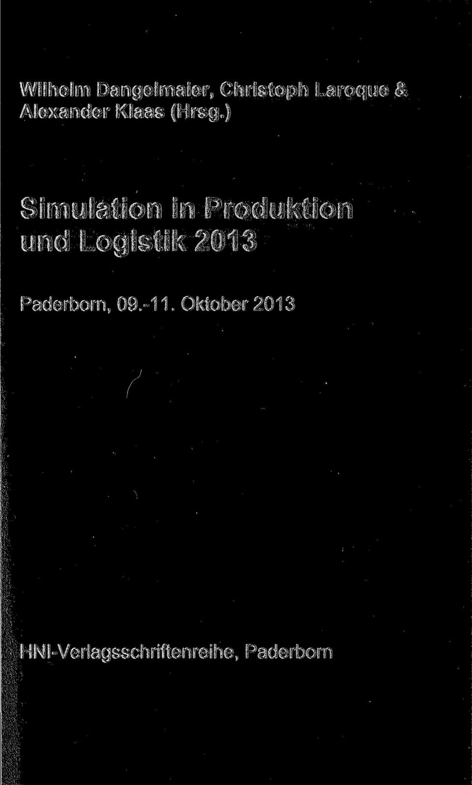 ) Simulation in Produktion und Logistik