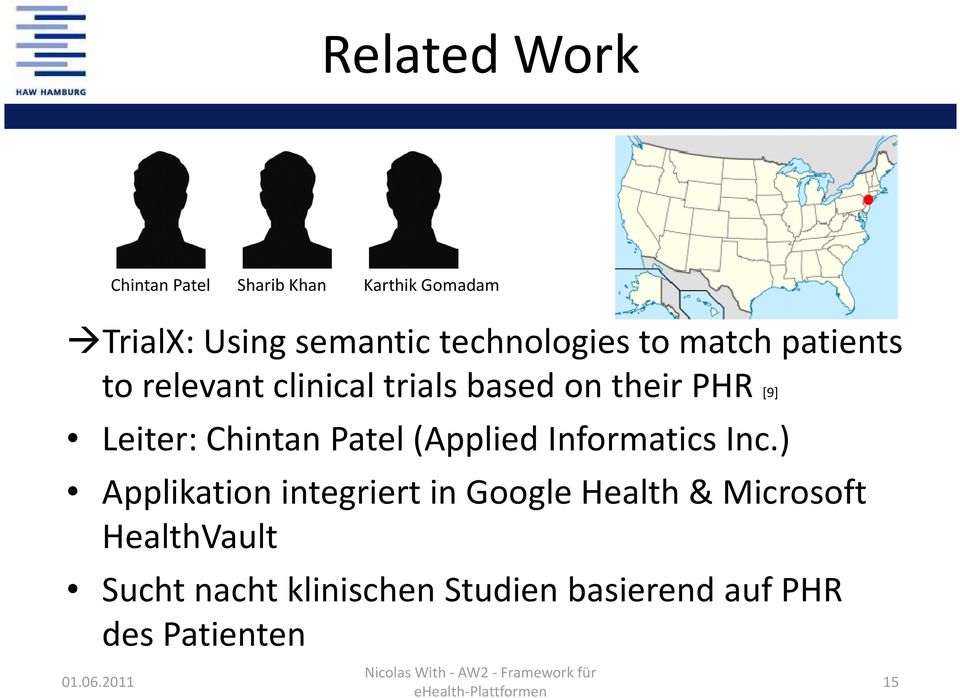 Leiter: Chintan Patel (Applied Informatics Inc.