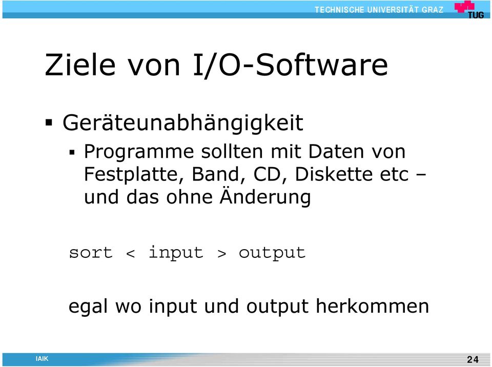 CD, Diskette etc und das ohne Änderung sort <