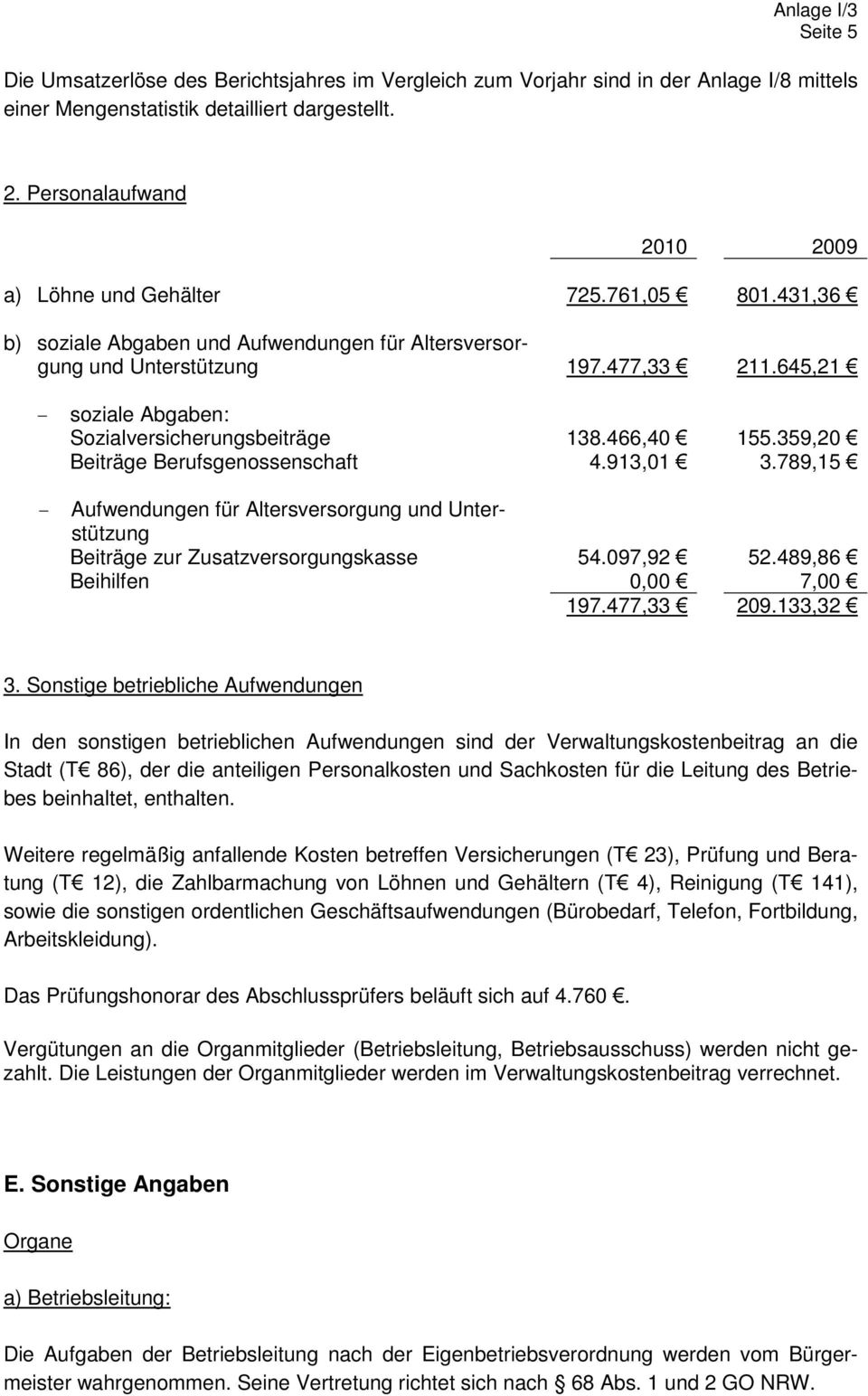 645,21 - soziale Abgaben: Sozialversicherungsbeiträge 138.466,40 155.359,20 Beiträge Berufsgenossenschaft 4.913,01 3.