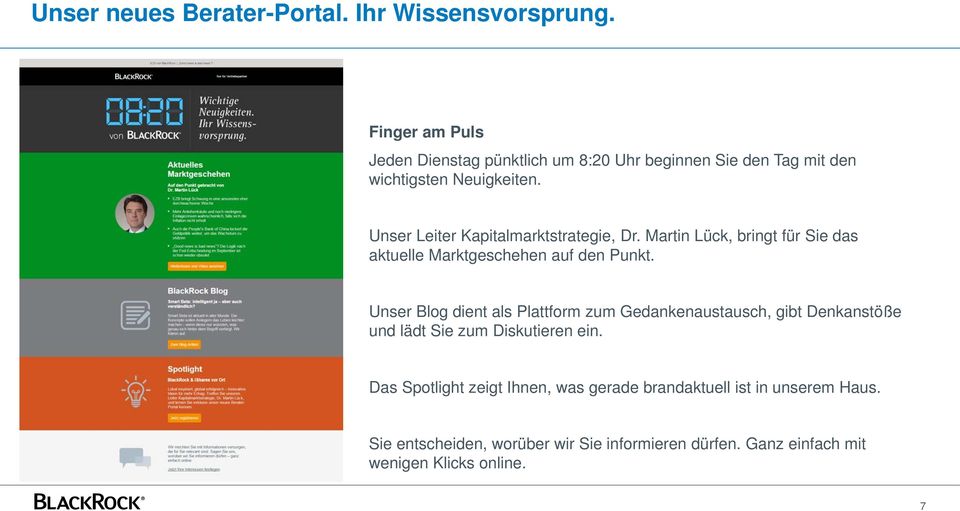 Unser Blog dient als Plattform zum Gedankenaustausch, gibt Denkanstöße und lädt Sie zum Diskutieren ein.