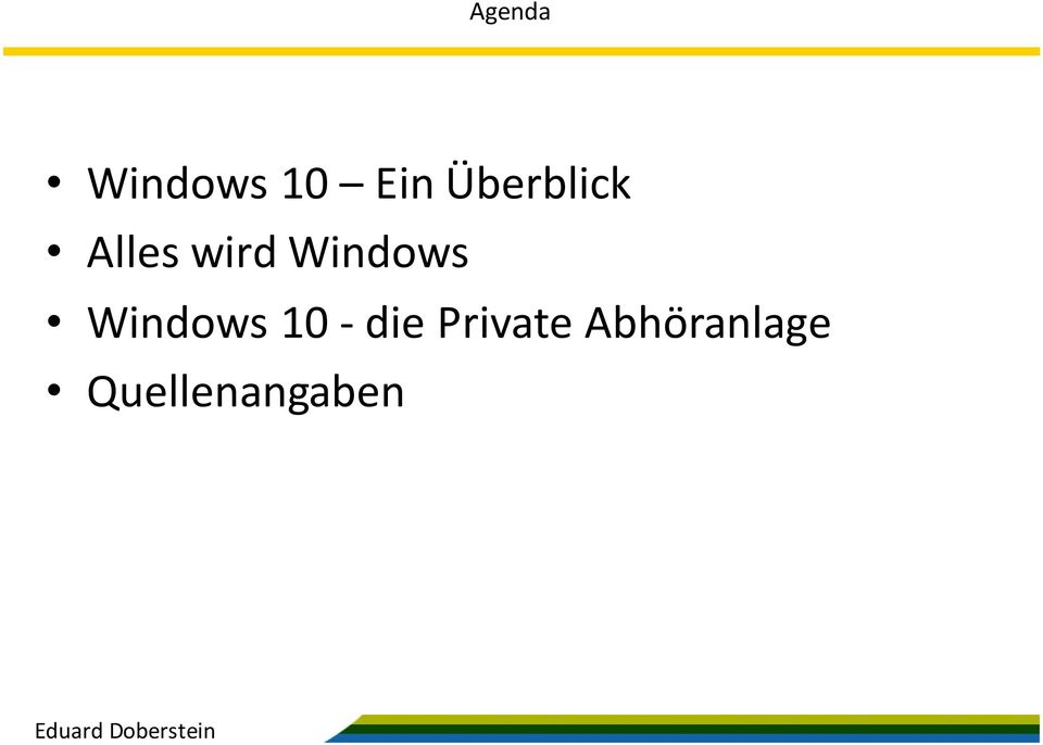 Windows Windows 10 - die
