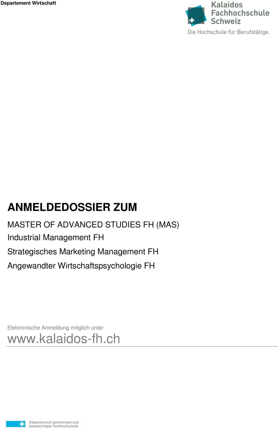 Marketing Management FH Angewandter