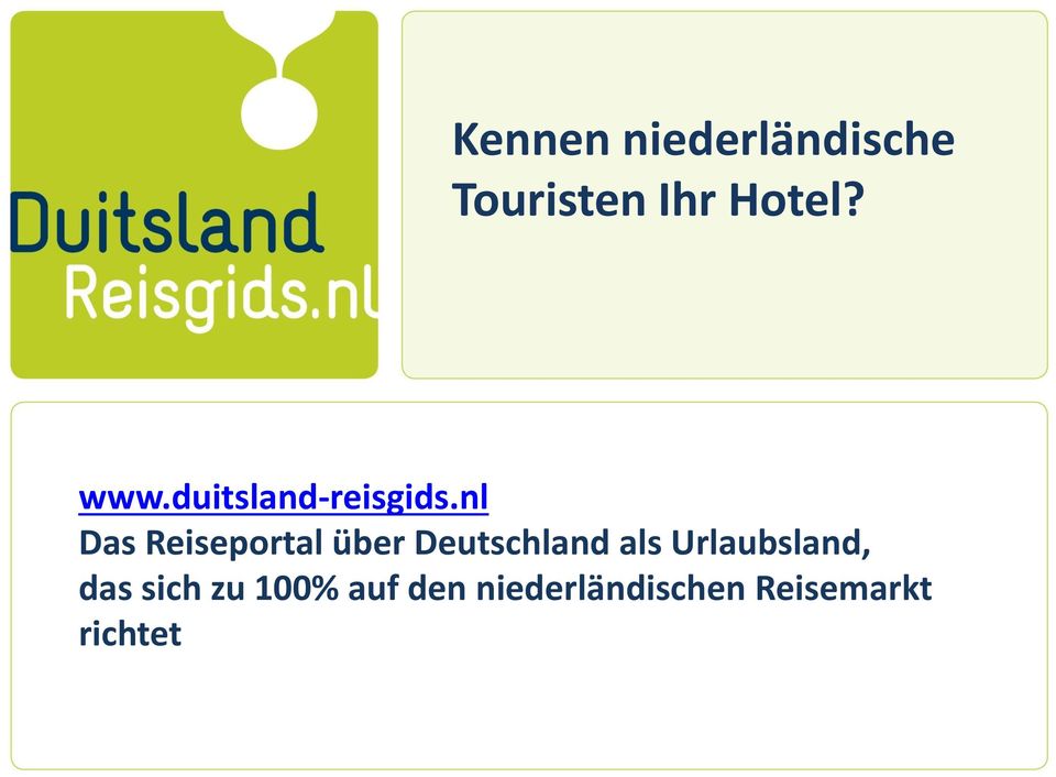 nl Das Reiseportal über Deutschland als