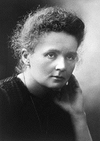 Marie Curie (1867 1934) 1867 Geboren als Maria Sklodowska in Warschau 1891 Emigration nach Paris, dort Studium der