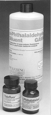 o-phthalaldehyd Reagenz Aminoglykosid-Antibiotika bilden mit o-phtalaldehyd (OPA) und einem Thioalkohol (Mercaptan) im alkalischen Milieu stark fluoreszierende Isoindol-Derivate.