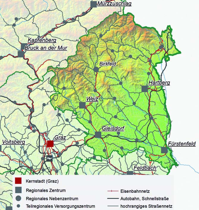 3 Standort- und Siedlungsentwicklung Karte 3: Verkehrsinfrastruktur