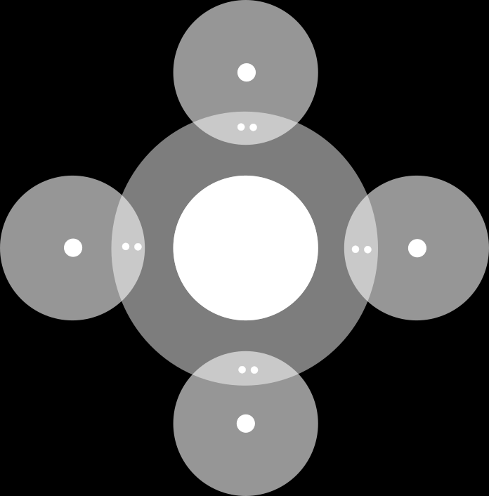Kapitel 15: Die Atombindung (Elektronenpaarbindung) 8 b) Bindungsverhältnisse bei Methan (C 4) Im Methan sind nun sogar fünf Atome miteinander verbunden.