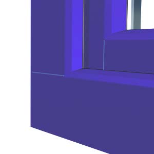 TROCAL AluClip Pri okenných a dverných prvkoch máte k dispozícii celú farebnú paletu RAL.