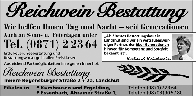 Bestattungstradition seit 1844 www.trauerhilfe-denk.de www.trauervorsorge.