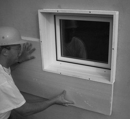 Thermola Thermo - Out Zargenfenster hochwertiges und ausgereiftes Zargenfenster für betonierte Wände von Größe 60/60 cm bis Größe 200/100 wärmegedämmte Leibung durch Hohlkammerprofil PVC weiß fertige