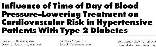 Zeitpunkt der Antihypertensiva-Gabe Wirkung au kardiovaskuläre Morbidität/Mortalität Prospektiv randomisierte Studie bei hypertonen Diabetikern,5.4a RR-Med. alle rüh 1 abds. n= 232 216 Männl.