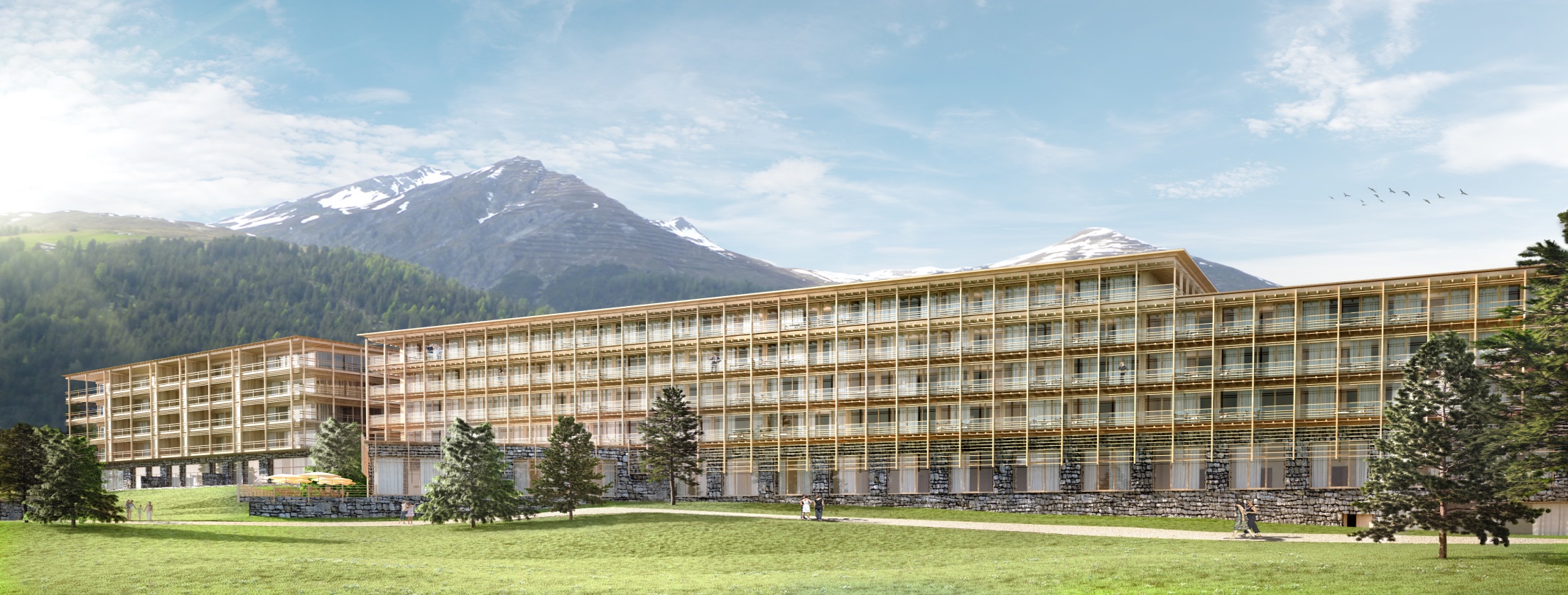 Symond Park, Davos Stand per Januar 2014 Facts and Figures Hotelprojekt im 4-Sterne-Plus-Segment mit 148 Zimmern auf 10'700 m 2, 3'700 m 2