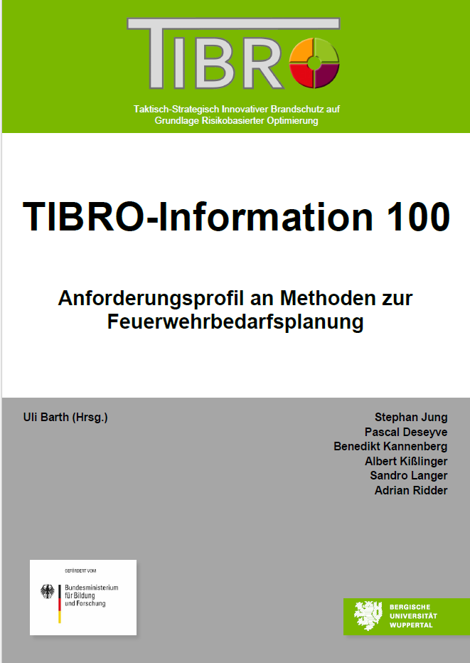 Folie # 15 TIBRO-Informationen Dokumentation der Projektergebnisse vfdb-bericht als Mantel