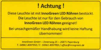 1 Umrüstung von Leuchten nach E DIN EN 62776 (VDE 071516):201202 auf LEDRöhren Bei einer Umrüstung von Leuchtstofflampen auf LED RetrofitLampen wird generell zwischen zwei verschiedenen Produkttypen