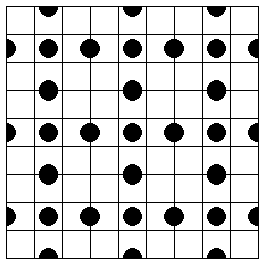 Ein Beispiel nach Aufgabe 85 ( Gefleckte Fliesen ) aus den Produktiven Aufgaben von Herget: usw. Ein Fußboden wird mit einer quadratischen Fliese, wie sie ganz links abgebildet ist, ausgefliest.