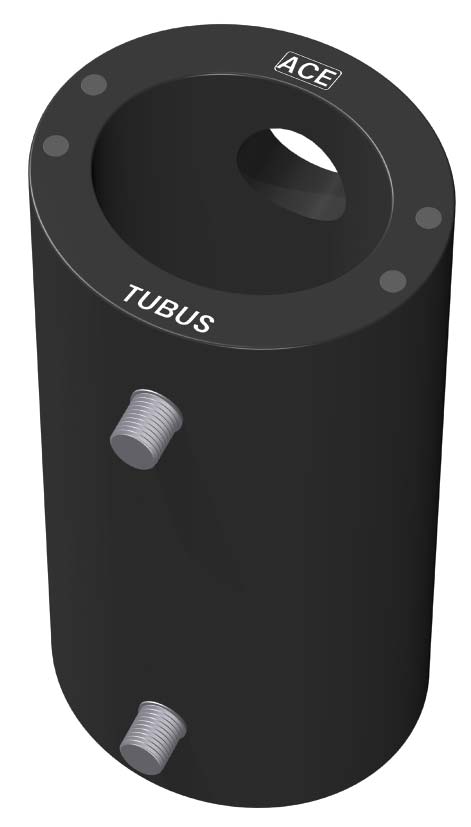 TUBUS-Serie TR-L Strukturdämpfer radial dämpfend (lange Version) 4 Die radialen Rohrdämpfer TR-L aus der innovativen ACE TUBUS-Serie sind wartungsfreie, einbaufertige Dämpfungselemente aus einem