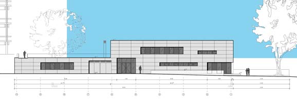 In Bau befindliches Projekt zur Verbesserung der Lehr- und Lerninfrastruktur am Standort B 2 Lernzentrum Botanischer Garten Am Botanischen Garten entsteht durch eine teilweise Aufstockung eines