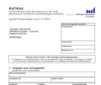 Antragstellung bei TAB i. d. R. bis 30.10. des Vorjahres Unterlagen: Nachweis Verbandsgründung Haushalts- und Wirtschaftsplan, ggf.