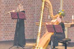Strömungen des Impressionismus Duo Impression spielte auf einem Konzert von Pro Klassik in der Friedenskirche (ik) Dollendorf.